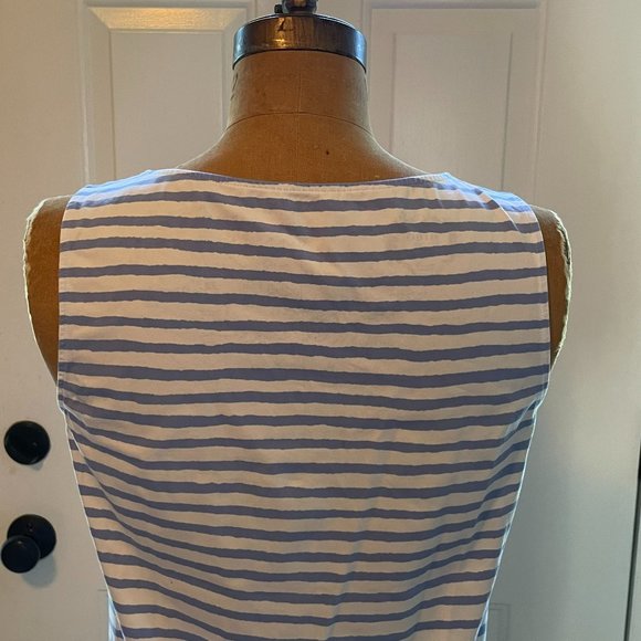 HiHo Hydrangea Chalk Stripe Tank Dress - Picture 4 of 7
